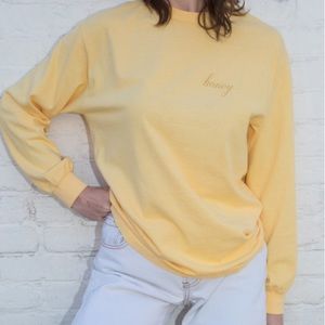 Brandy Melville Honey Long Sleeve